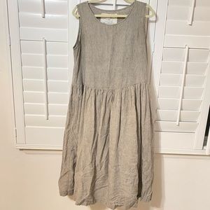 Not perfect linen smock dress M/L